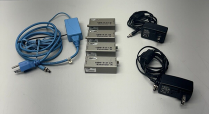 Gefen USB 2.0 LR Extenders 2x S & 2x R w/ 3x  AC Power Adaptors