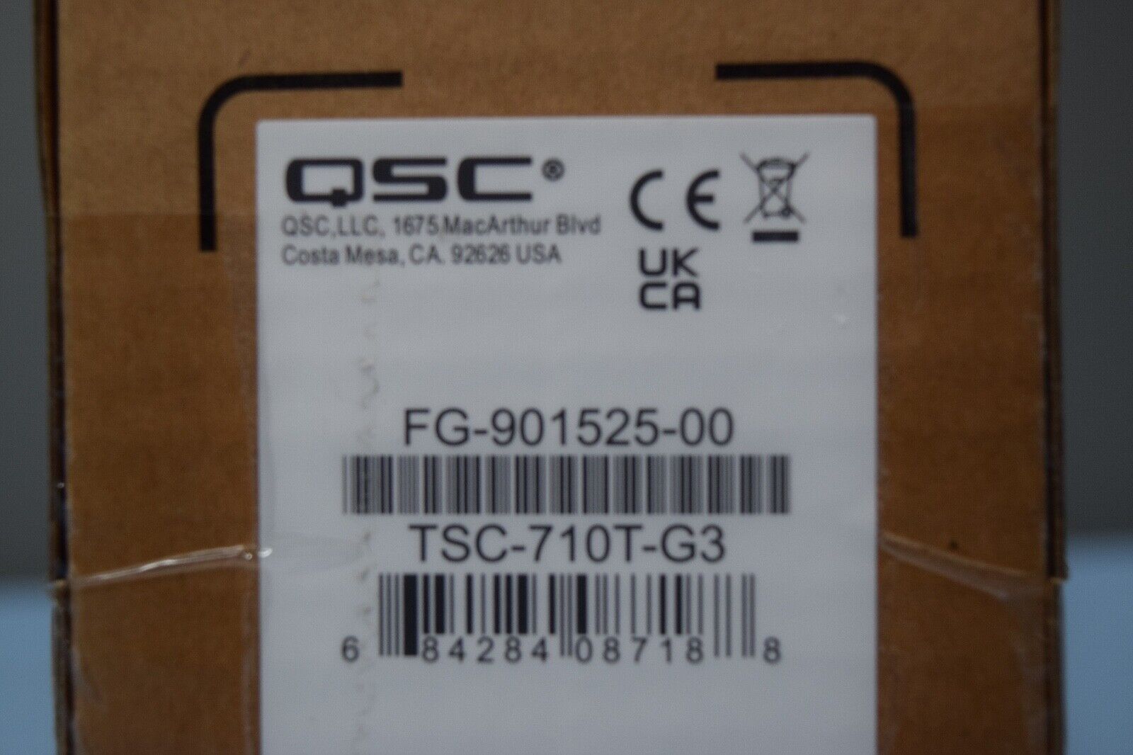 QSC TSC-710T-G3 Q-Sys TSC Series 7