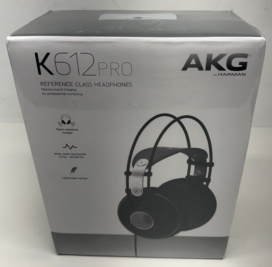 AKG Pro Audio K612 PRO Over-Ear, Open-Back, Premium Reference Studio Headphones