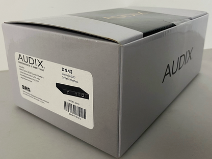 AUDIX DN43 Dante / AES67 Microphone System Interface