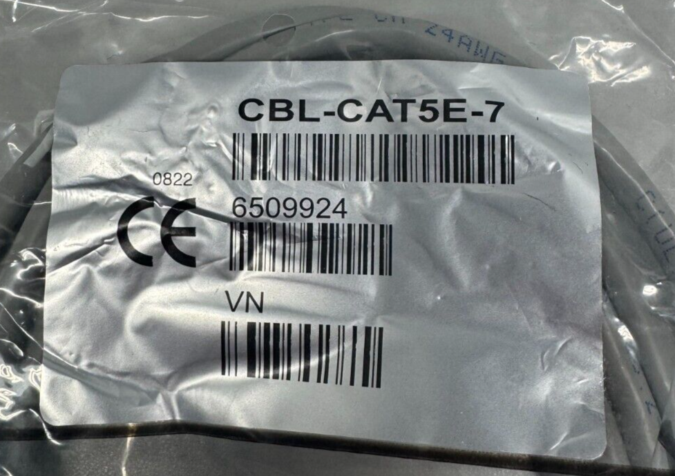 Crestron CBL-CAT5E-7  CAT5e Cable, RJ45-to-RJ45, Gray, 7ft 6509924 LOT OF 12