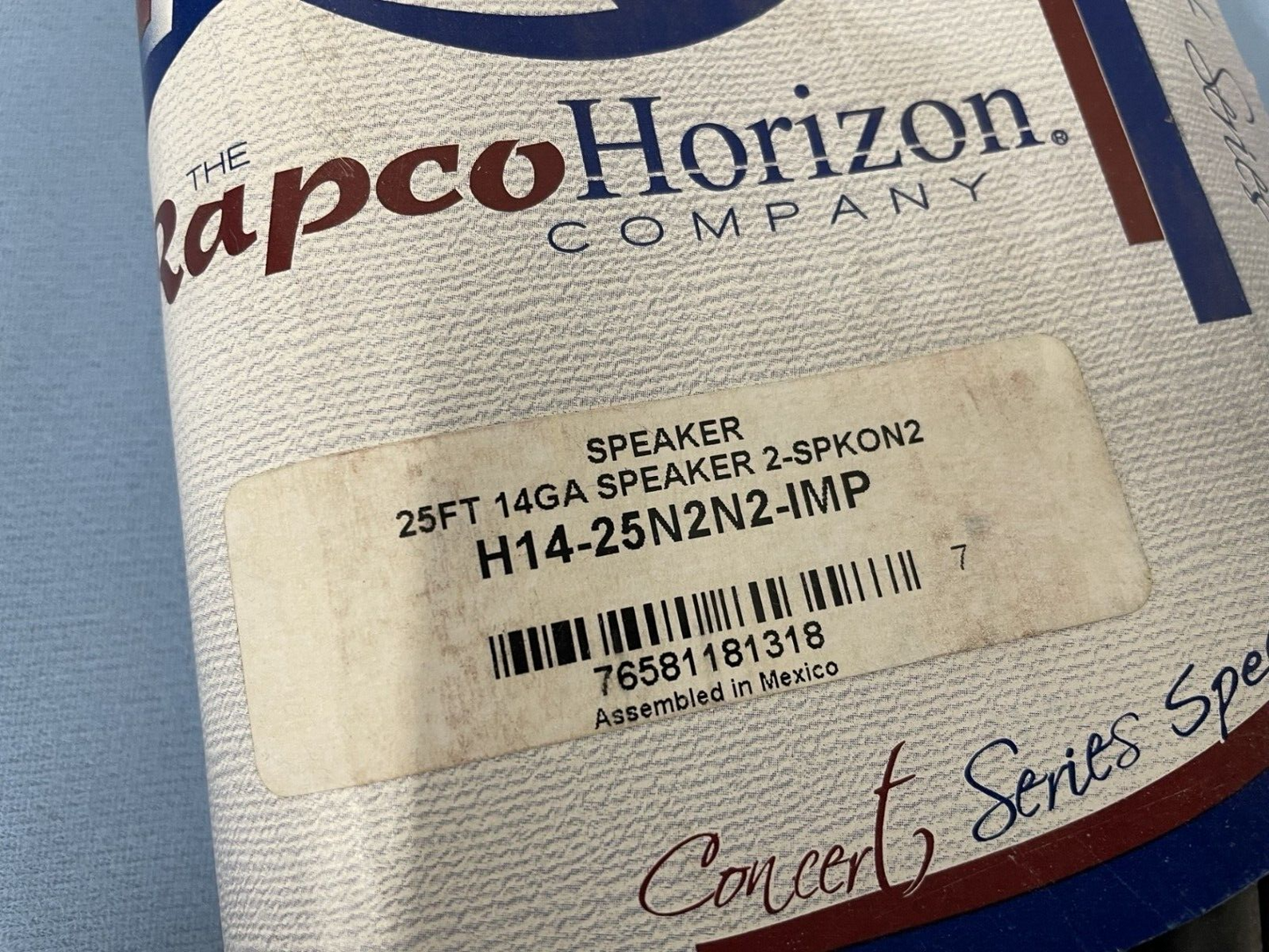 Rapco Horizon Concert Series H14-25N2N2-IMP 25' Speaker Cable w/ Speakon/Neutrik