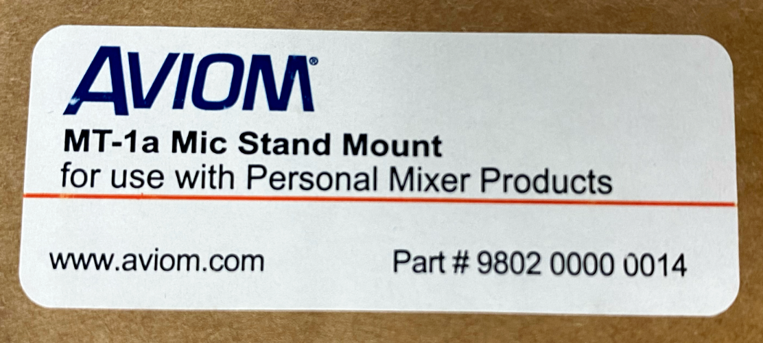 AVIOM MT-1a Mic Stand Mount