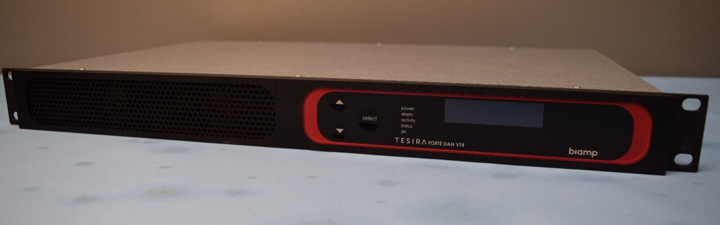 Biamp Tesira Forté Dan VT4 Digital Audio Server DSP with Dante