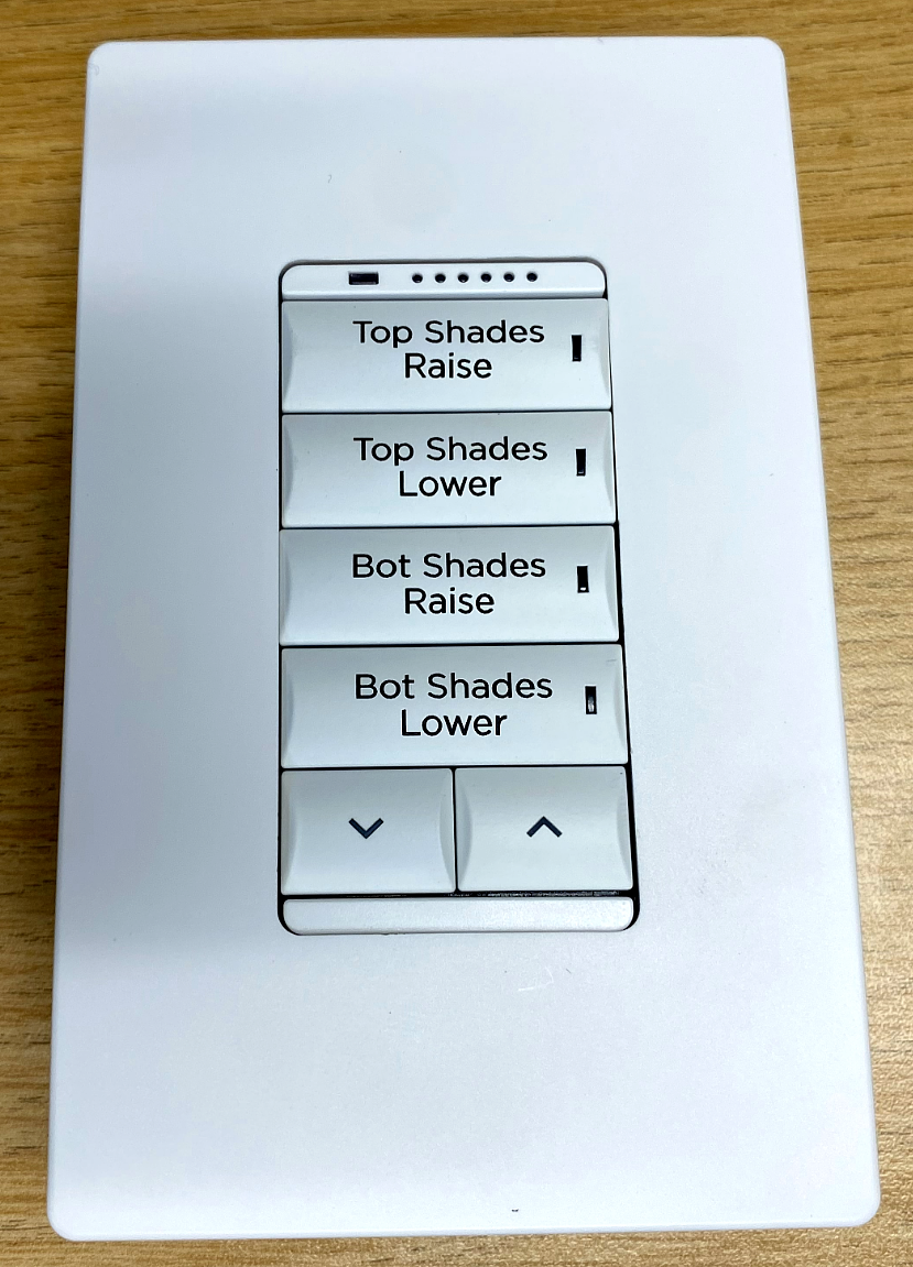 Savant WPB-LALV06-00 Echo Low Voltage Configurable Keypad (REV : 07)