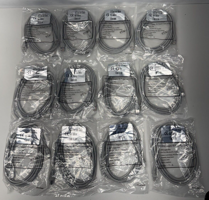 Crestron CBL-CAT5E-7  CAT5e Cable, RJ45-to-RJ45, Gray, 7ft 6509924 LOT OF 12