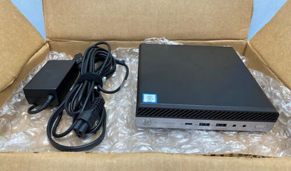 HP EliteDesk 800 G5 Desktop Mini i59500T 8GB/256 PC (Win 10 Pro)