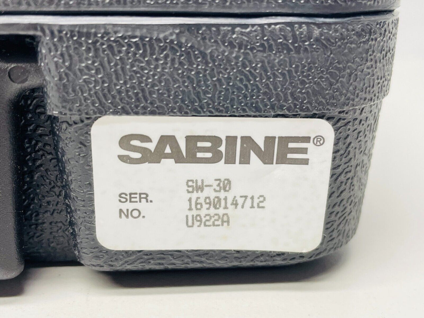 Sabine SW-30 UHF Wireless System Lapel Black and SW-30R Wireless Receiver