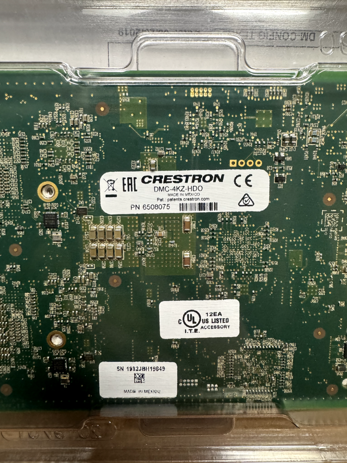 Crestron DMC-4KZ-HDO 2-Channel HDMI 4K60 4:4:4 HDR Scaling Output Card 6508075