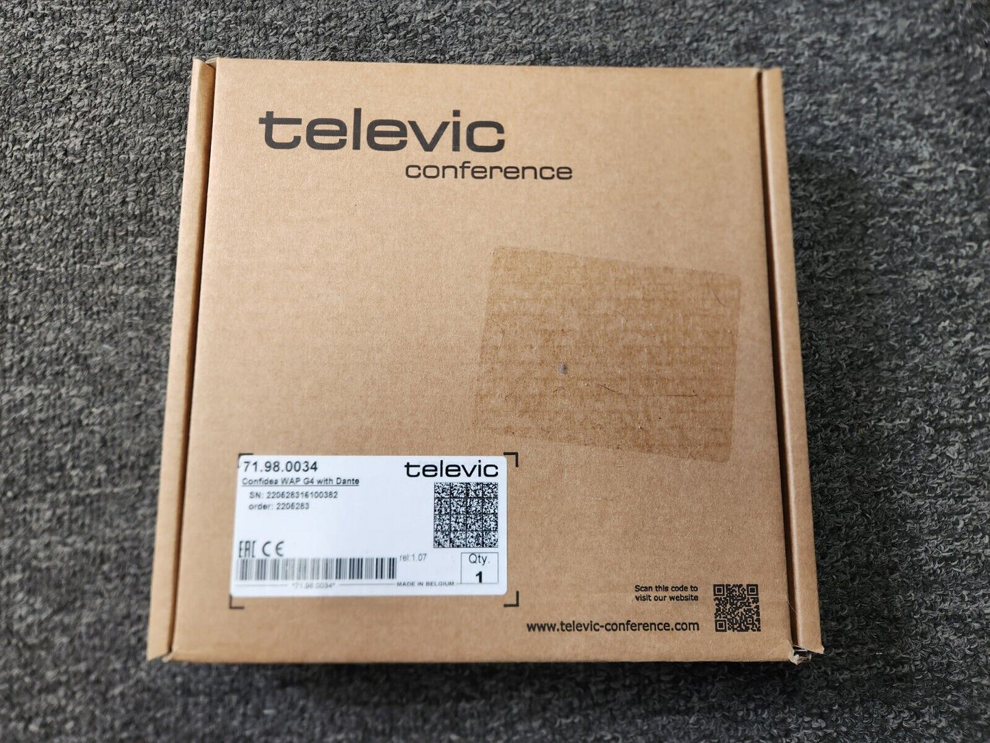 Televic Confidea WAP G4 Wireless Access Point with Dante