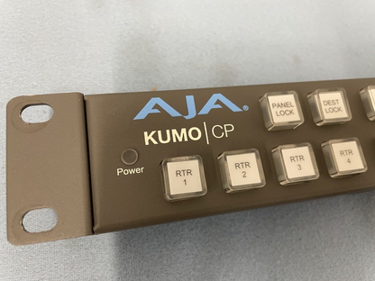 AJA Kumo 1616 Compact 16x16 3G-SDI and CP Remote Control Panel with Power Supply