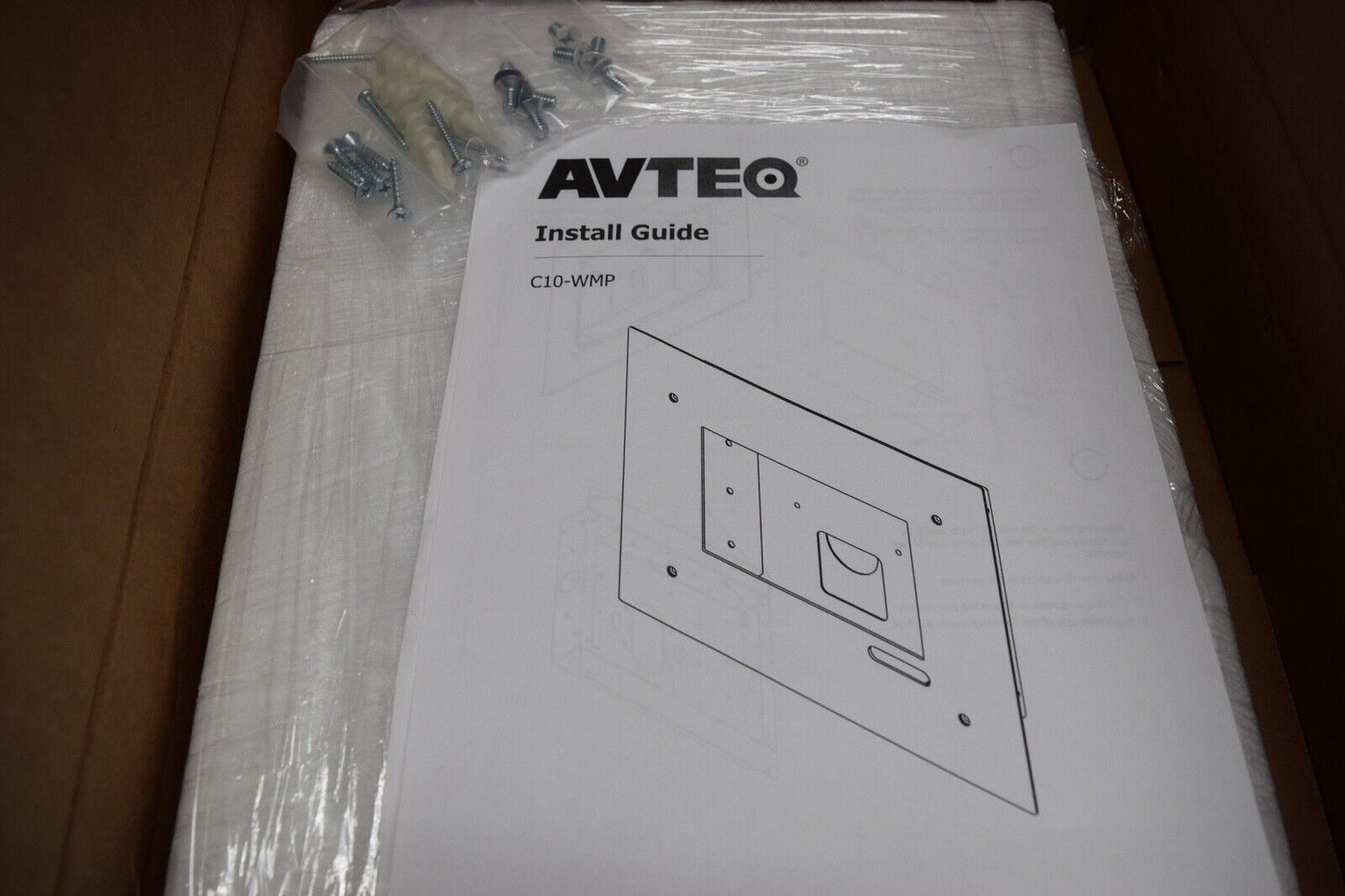 AVTEQ  C10-WMP Wall Mount for  Cisco Touch 10 Panel