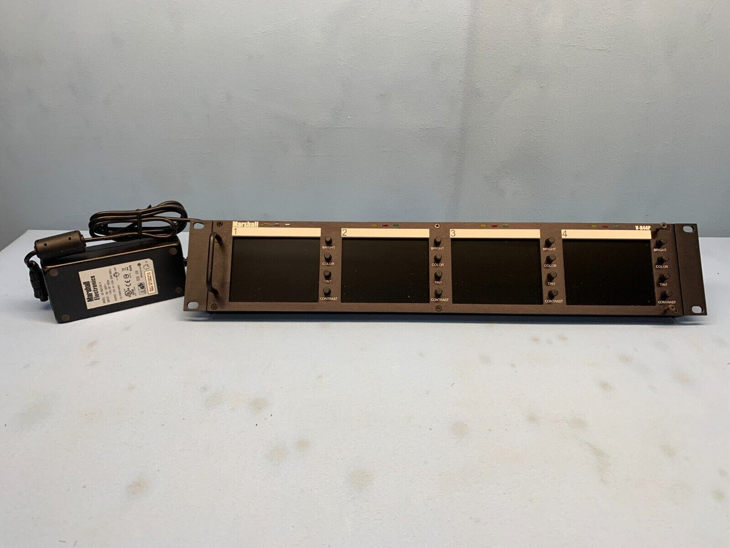 Marshall V-R44P Quad 4-inch Rack Mount Monitors with Power Supply – LPAV