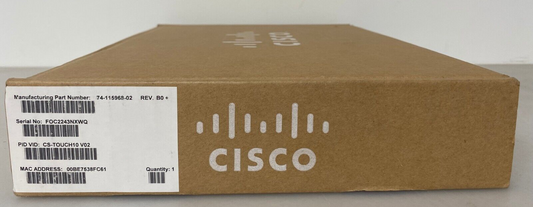 Cisco 74-115968-02 / CS-TOUCH10 V02