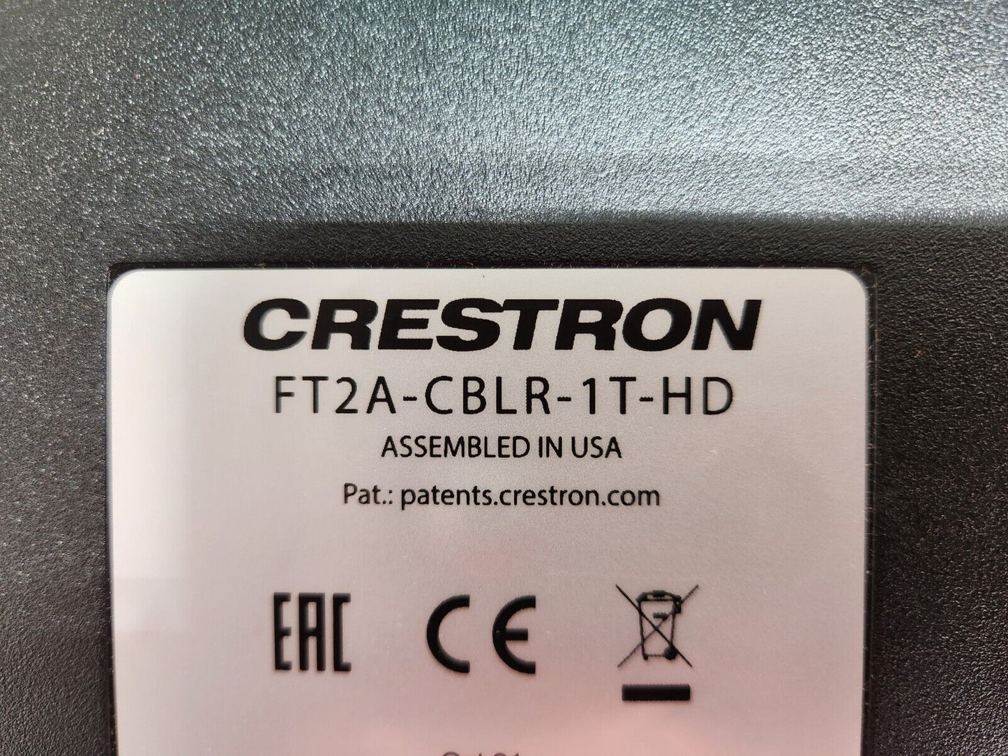 Crestron FT2A-CBLR-1T-HD One-Touch Cable Retractor for FT2 ELEC, HDMI to HDMI