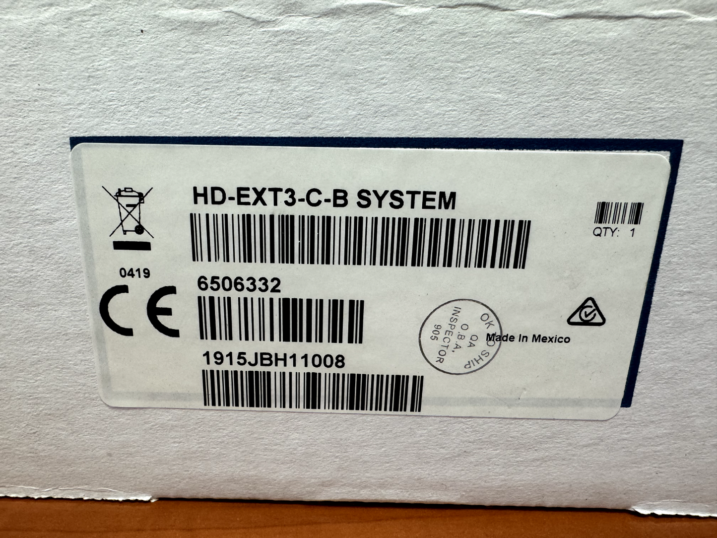 Crestron HD-EXT3-C-B System 4K HDMI over HDBaseT Extender w/IR & RS-232 6506332