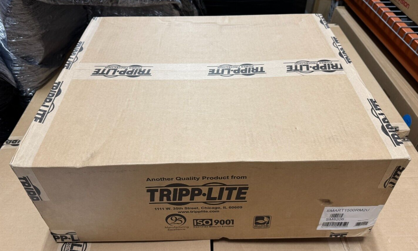 Tripp Lite SMART1500RM2U 1500VA 1350W 120V Line-Interactive Sine Wave UPS