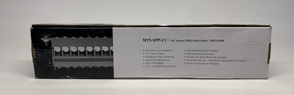 Neutrik NYS-SPP-L1 48-point 1/4" TRS Balanced Patch Panel-Patchlink