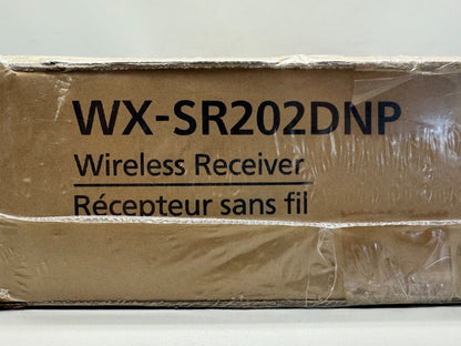 Panasonic WX-SR202DNP Dual-Channel Digital Wireless Receiver with Dante 1.9 GHz