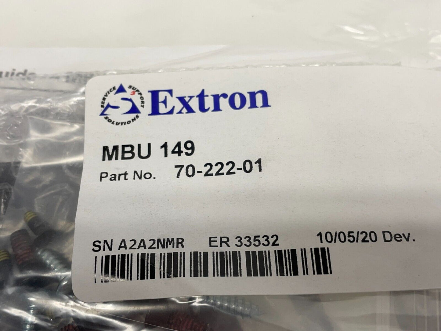 Extron MBU 149 Low-Profile Mount Kit for Full Rack Width 70-222-01 LOT OF 9