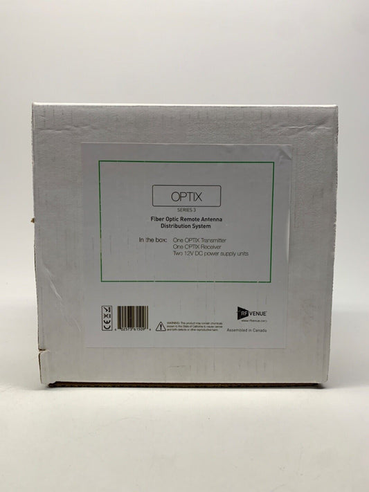 RF Venue Optrix Series 3  Fiber Optic Remote Antenna Distribution System