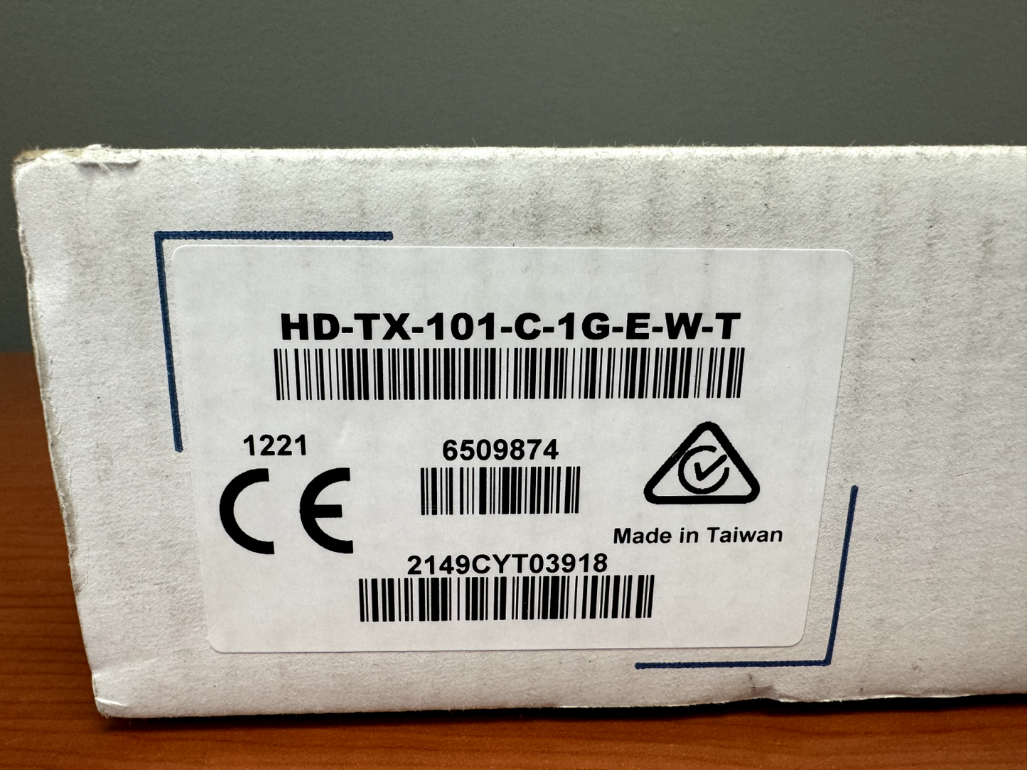 Crestron HD-TX-101-C-1G-E-W-T DM Lite HDMI/CATx Transmitter Wall Plate 6509874