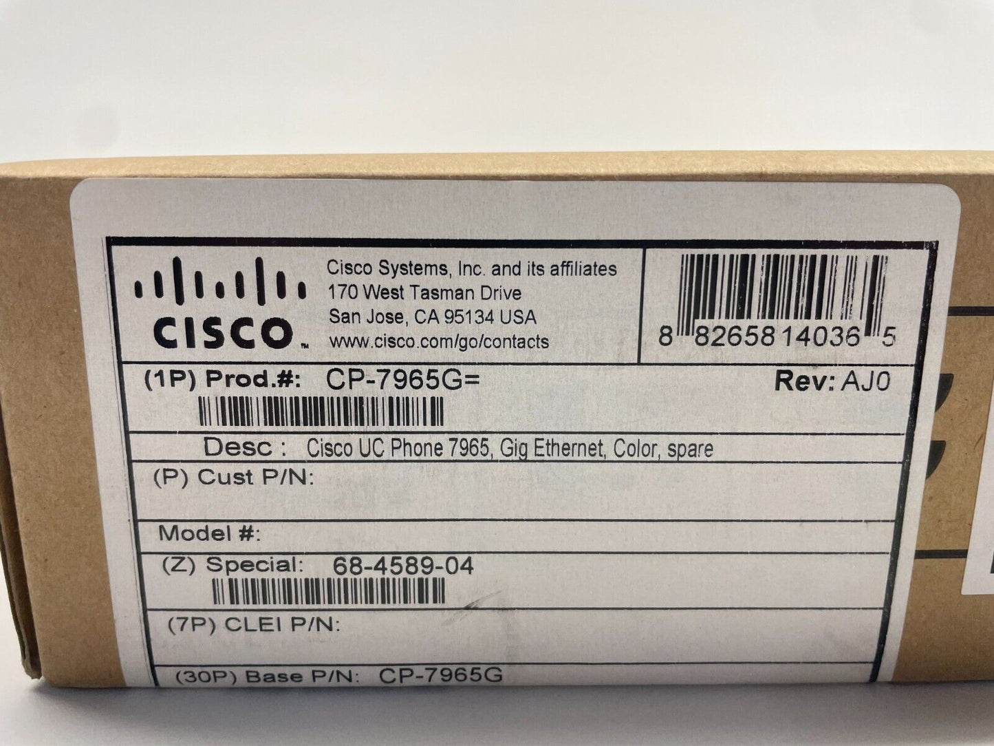 Cisco CP-7965G= Unified Business Conferencing IP Phone 7965G