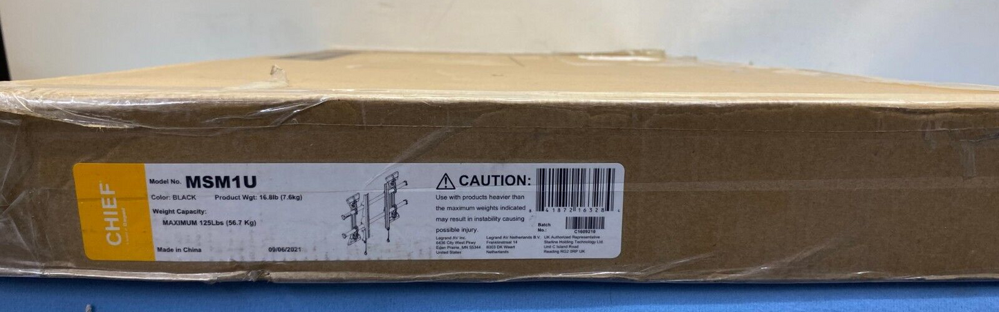 Chief MSM1U Medium Fusion Fixed Wall Mount for 32"-65" Displays