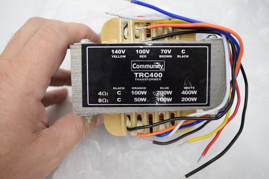 Community TRC400  Pro Line Transformer For 70V 100V And 140V Loudspeaker