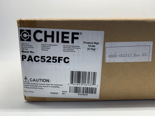 Chief PAC525FC In-Wall Storage Box with Flange and Cover