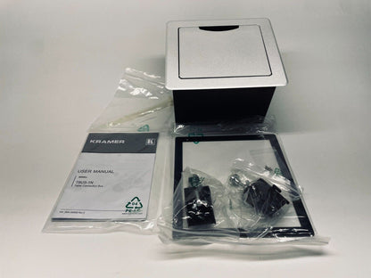 Kramer TBUS-1N(BC) Table Mount Modular Multi-Connection Solution (Silver Lid)