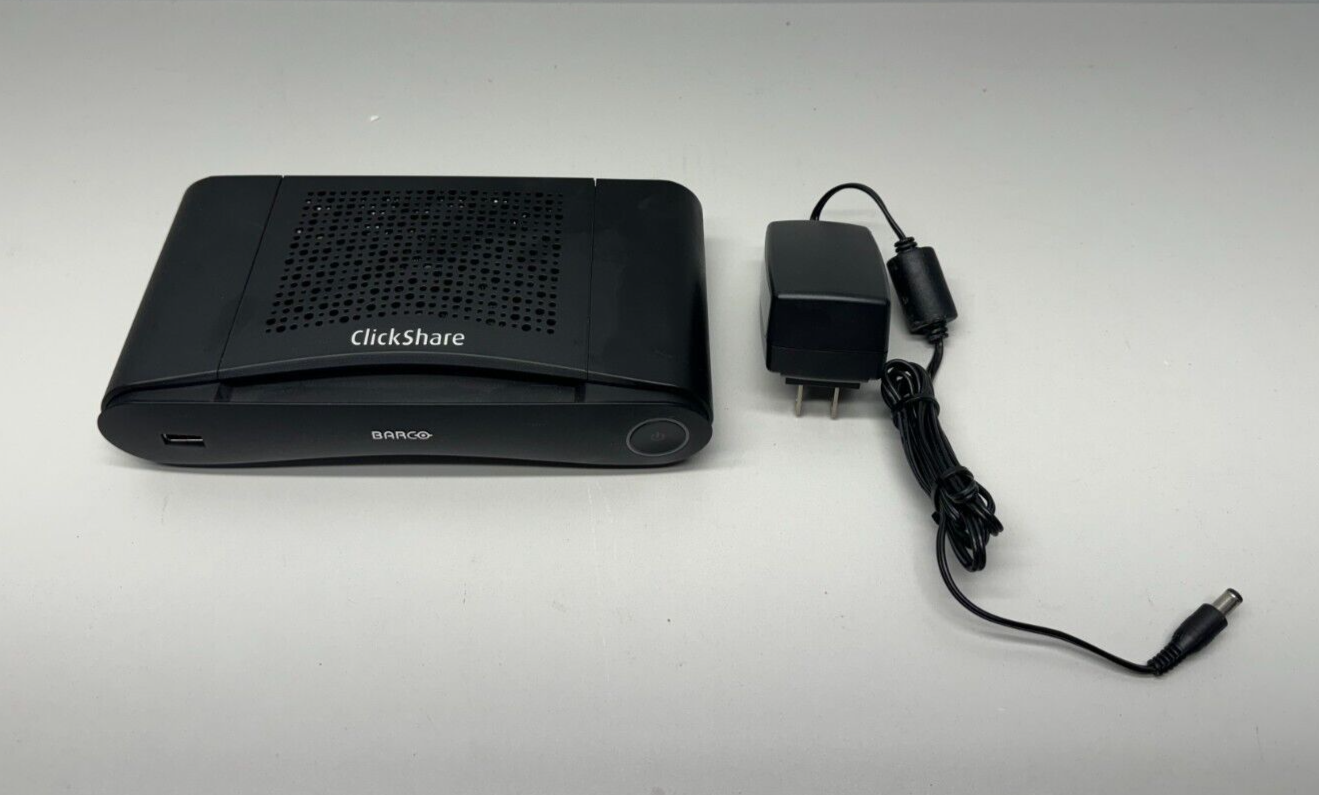 Barco CS-100 Sistema Di Presentazione Wireless: Condivisione Istantanea Per Piccole Sale Riunioni, Compatibile Con Laptop, Tablet E Smartphone
