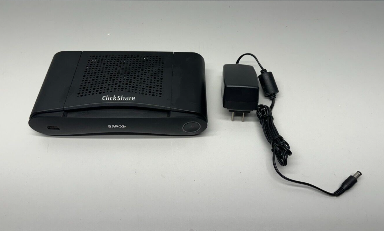 Barco CS-100 Clickshare Wireless Presentation System R9861510 w/ Power ...