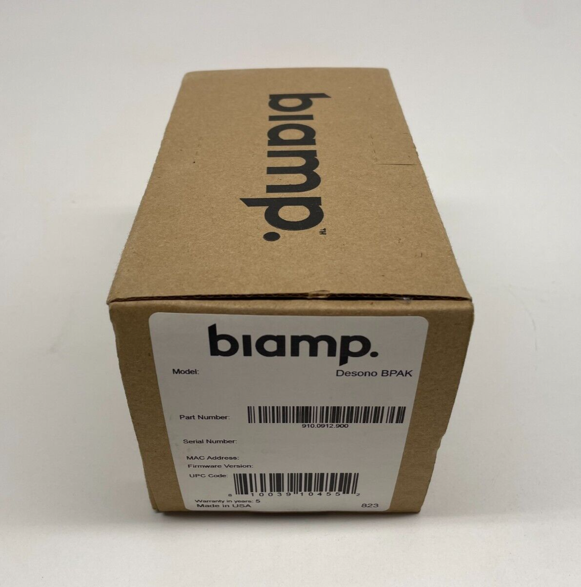 Biamp Desono BPAK Backpack Adapter Kit - 910.0912.900 – LPAV