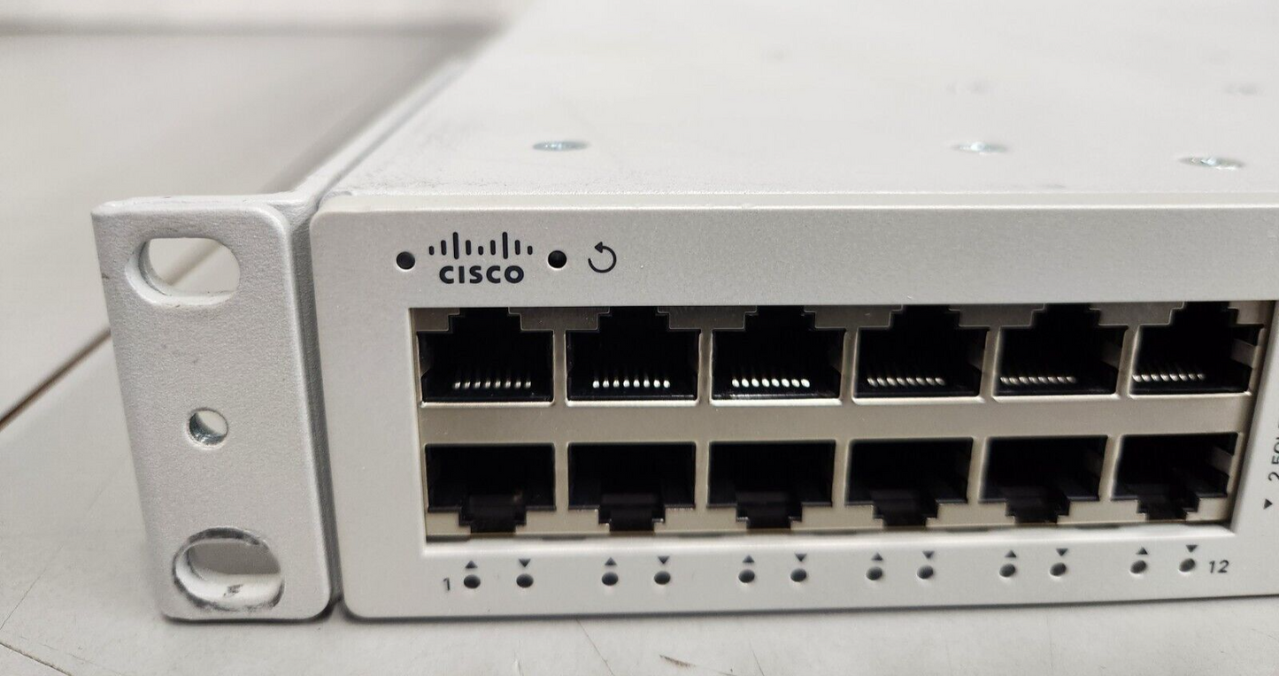 Cisco Meraki MS390 MS390-48UX-HW PoE+ Switch UNCLAIMED w/ Dual PSU