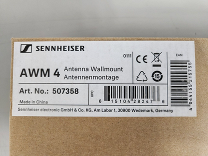 Sennheiser AWM 4, Wireless Wall-Mount 1.9 GHz Antenna with 4 Antennas 507358 NEW