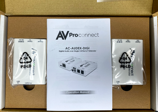 AVProConnect AC-AUDEX-DIGI / 150 Meter Digital Audio Extender