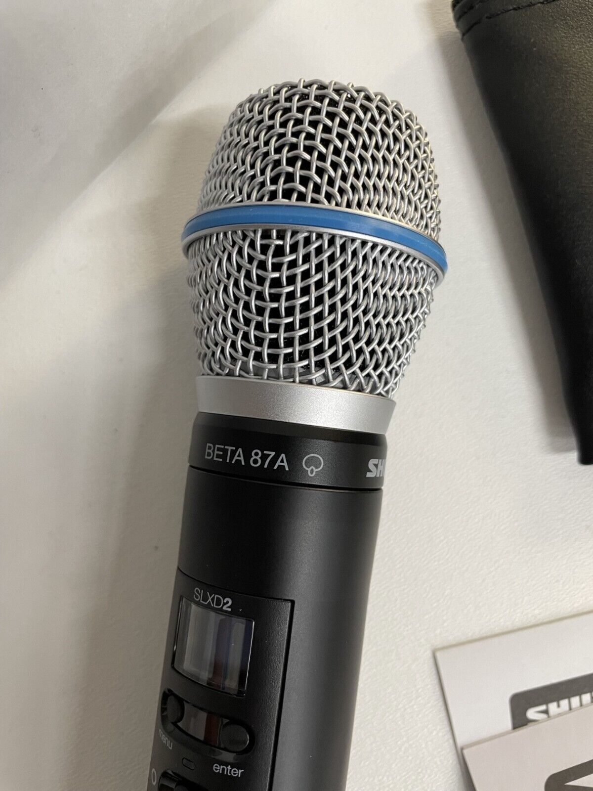 Shure SLXD2/B87A Wireless Handheld Microphone with Beta 87A Band G58 417-506 MHz