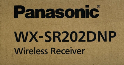 Panasonic WX-SR202DNP Dual-Channel Digital Wireless Receiver with Dante- 1.9 GHz