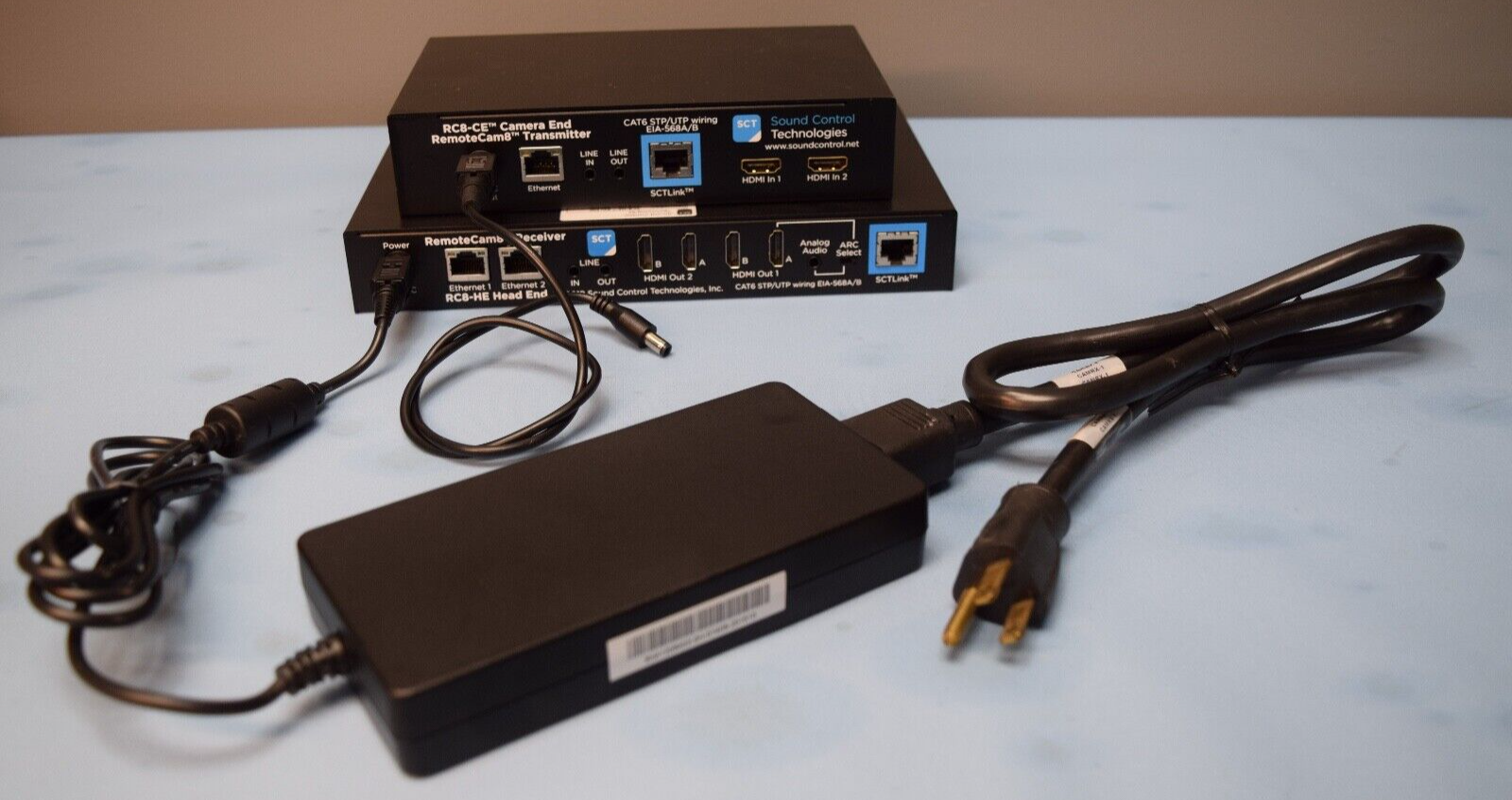 Sound Control Technologies RC8-CE RemoteCam8 Transmitter & RC8-HE Head ...