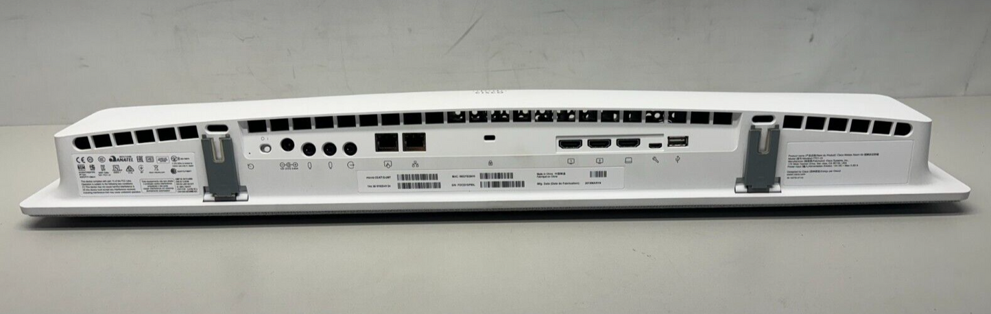 Cisco CS-KIT-S-UNIT Webex Room Kit W/Media Bar & Touch10 Room Navigator TTC7-23