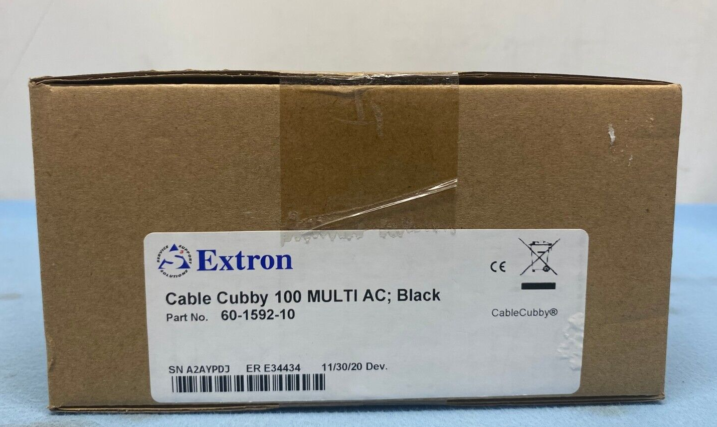 Extron Cable Cubby 100 Multi AC; Black (60-1592-10)