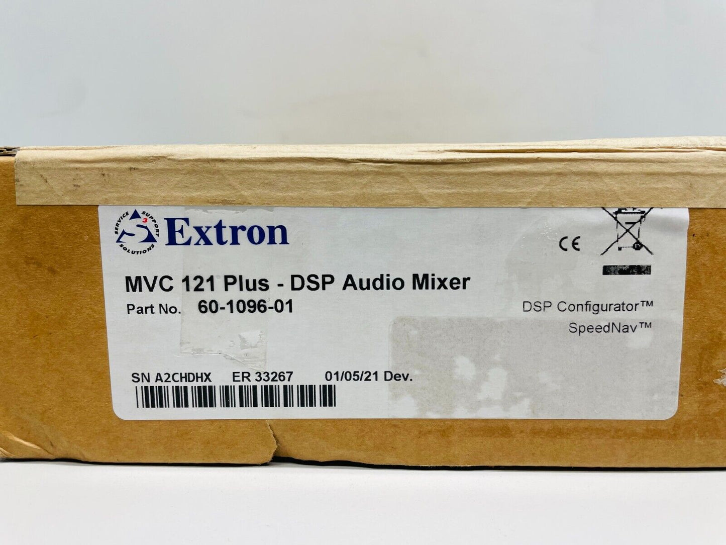 Extron MVC 121 Plus - Three Input Stereo Mixer with DSP 60-1096-01