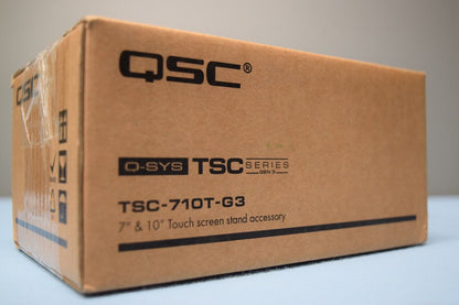 QSC TSC-710T-G3   Q-Sys TSC Series  7" & 10" Touch screen stand accessory