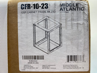 Middle Atlantic CFR-10-23 10SP Cabinet Frame Rack, 23D