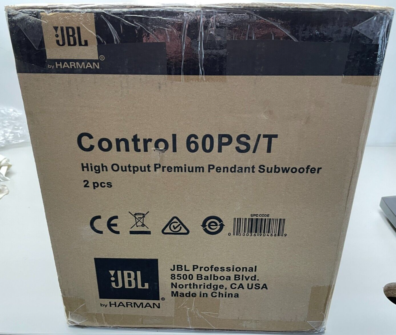 JBL Control 60PS/T High Output Premium Pendant Subwoofer PAIR