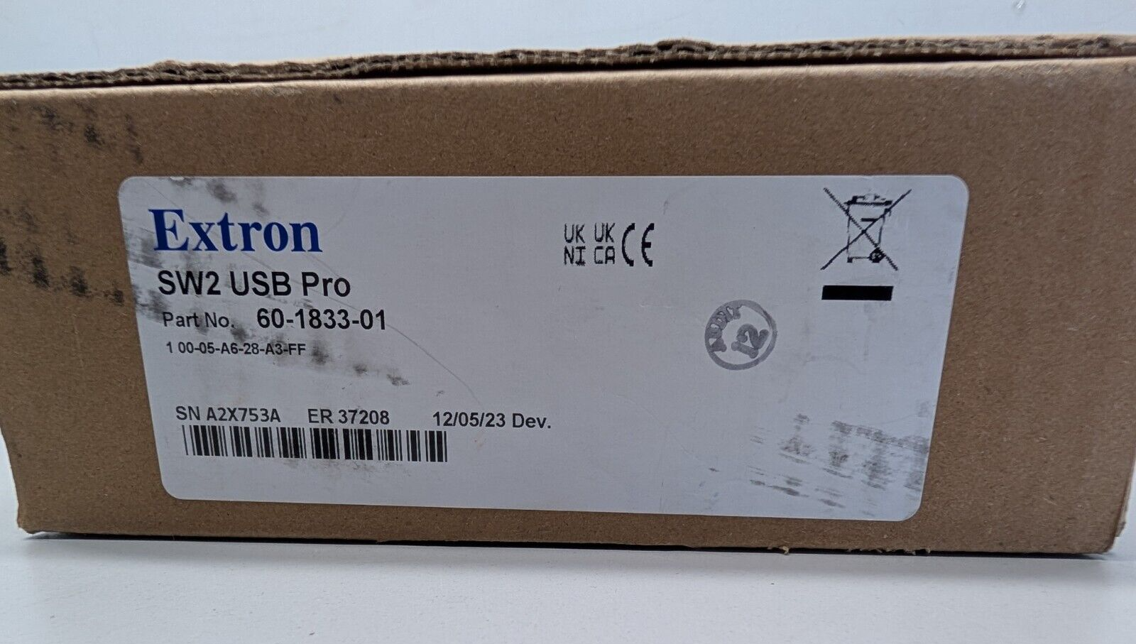 Extron SW2 USB Pro Switcher (60-1833-01) NEW – LPAV