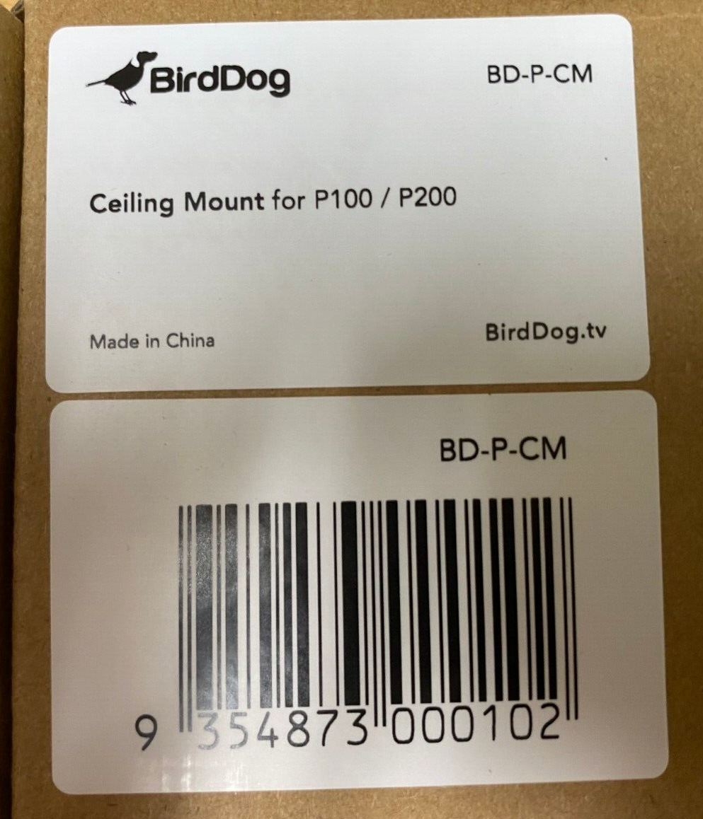 BirdDog BD-P-CM Ceiling Mount for P100 / P200