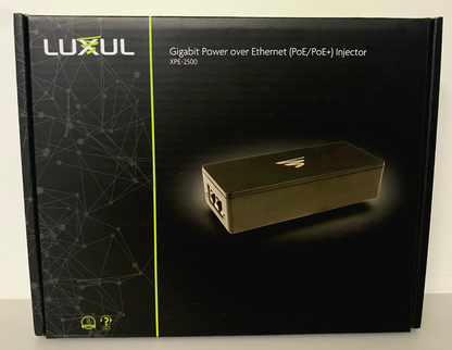 Luxul XPE-2500 Single Port Gigabit PoE/PoE+ Injector