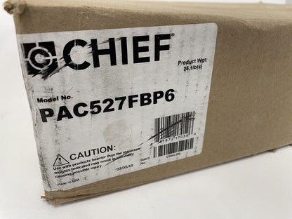 Chief PAC527FBP6 Extra Large In-Wall Storage Box with 6 Surge/Power Receptacles